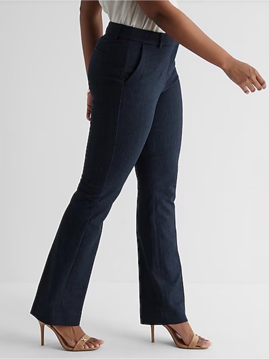 Express Denim - Express Editor Women’s Pants Mid Rise Bootcut Pant 10R